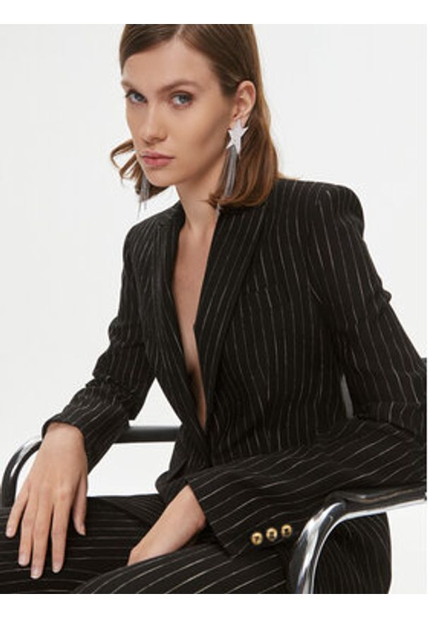 Pinko Marynarka 102171 A1AQ Czarny Regular Fit. Kolor: czarny. Materiał: syntetyk