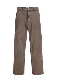 Jack & Jones Spodnie materiałowe Alex 12288528 Beżowy Baggy Fit. Kolor: beżowy. Materiał: bawełna #4