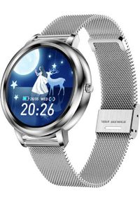 Smartwatch Pacific 28-1 Srebrny (17126). Rodzaj zegarka: smartwatch. Kolor: srebrny #1