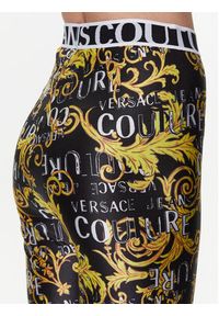 Versace Jeans Couture Legginsy 74HAC101 Czarny Slim Fit. Kolor: czarny. Materiał: syntetyk #4