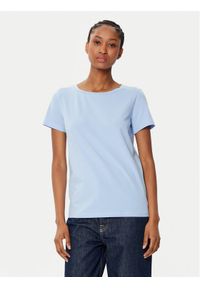 Weekend Max Mara T-Shirt Multib 2515971011 Błękitny Regular Fit. Kolor: niebieski. Materiał: bawełna