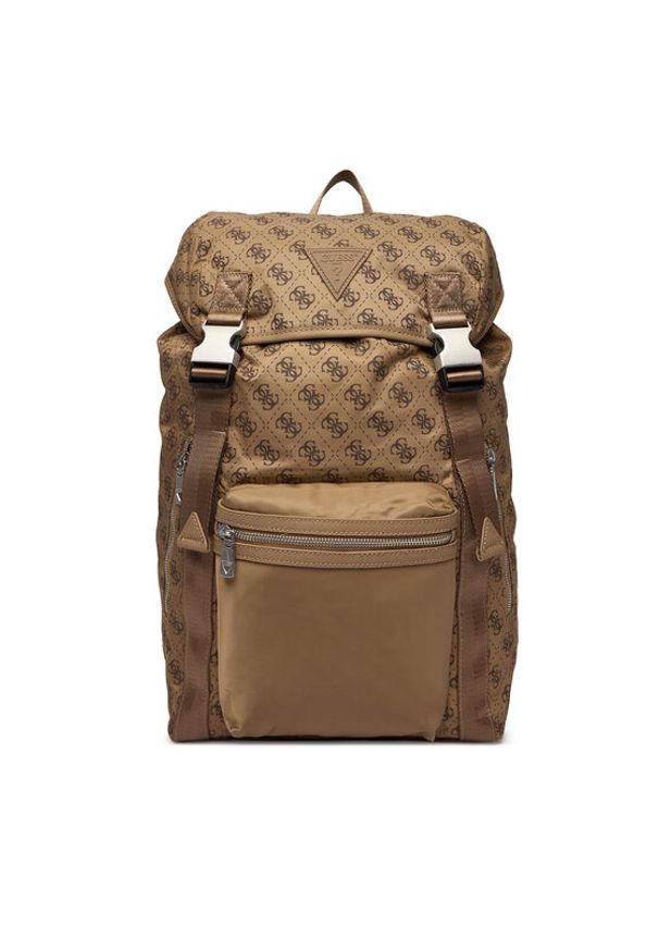 Guess Plecak HMBENP P6111 Beżowy. Kolor: beżowy. Materiał: materiał
