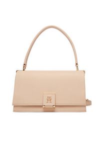 TOMMY HILFIGER - Tommy Hilfiger Torebka Th Monogram Pebble Grain Crossbody Bag AW0AW17216 Różowy. Kolor: różowy. Materiał: skórzane #5