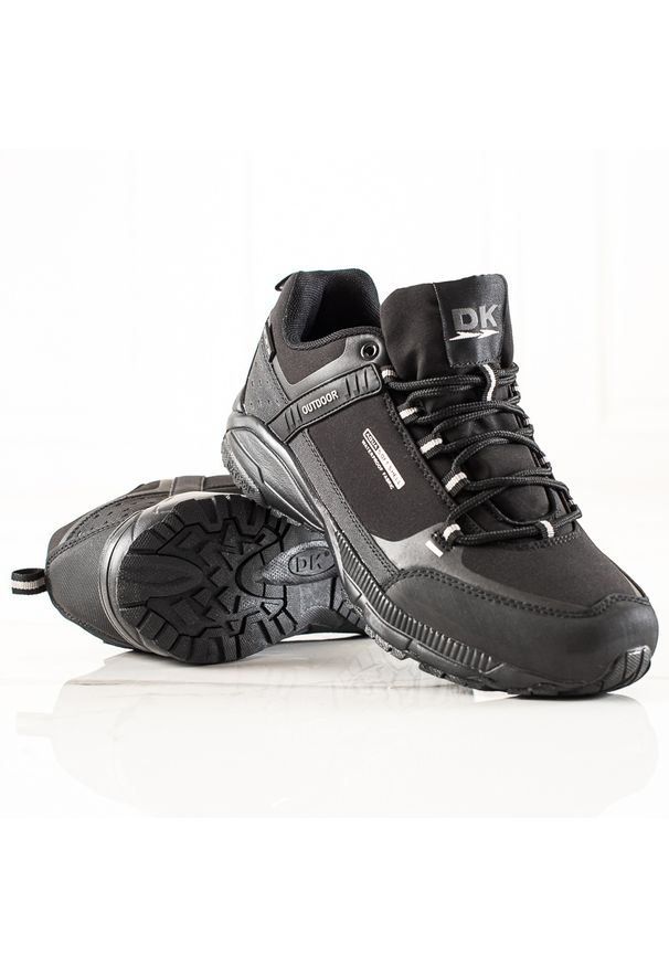 Męskie Buty Trekkingowe DK czarne. Kolor: czarny