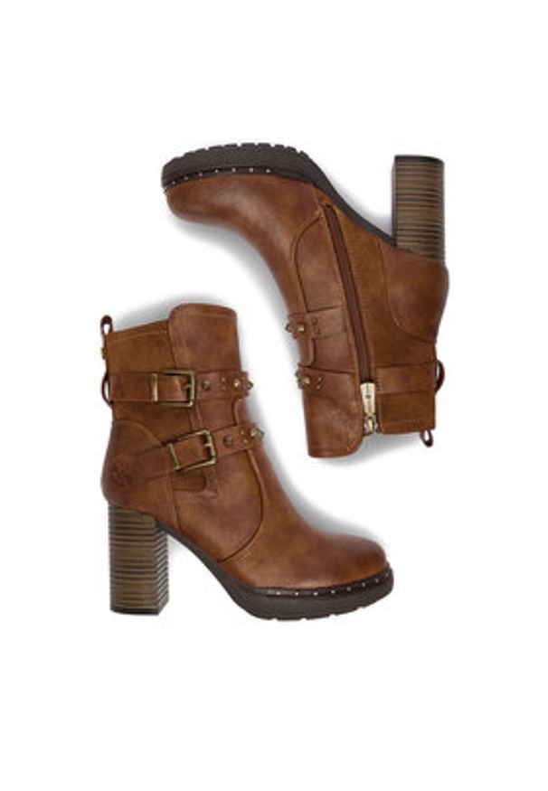 Beverly Hills Polo Club Botki EO-WS6632-01 Brązowy. Kolor: brązowy. Materiał: materiał