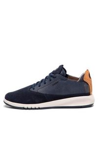 Geox Sneakersy U Aerantis A U927FA 02243 C4002 Granatowy. Kolor: niebieski. Materiał: skóra #9