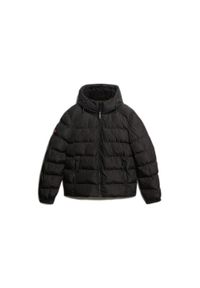 Kurtka puchowa Superdry Sports. Okazja: na co dzień. Kolor: czarny. Materiał: puch. Styl: casual, sportowy #1