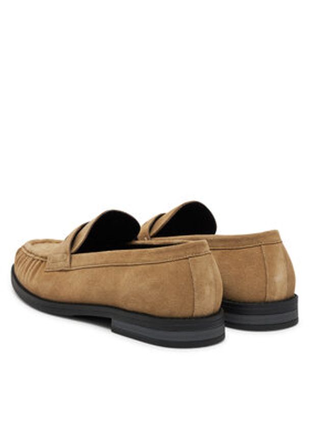 Guess Mokasyny FMJOSA SUE14 Beżowy. Kolor: beżowy. Materiał: zamsz, skóra