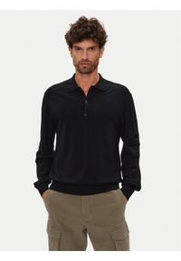 C.P. Company Sweter 19CMKN038A005528A Czarny Regular Fit. Kolor: czarny. Materiał: wełna