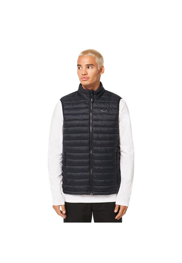 Bezrękawnik turystyczny męski Oakley Omni Thermal Vest Puchowy. Kolor: czarny. Materiał: puch. Długość rękawa: bez rękawów. Sport: turystyka piesza