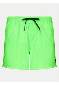 Quiksilver Szorty kąpielowe Everyday Solid Volley AQYJV03153 Zielony Regular Fit. Kolor: zielony. Materiał: syntetyk