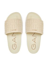 GANT - Gant Klapki 30507939 Écru. Materiał: materiał #5