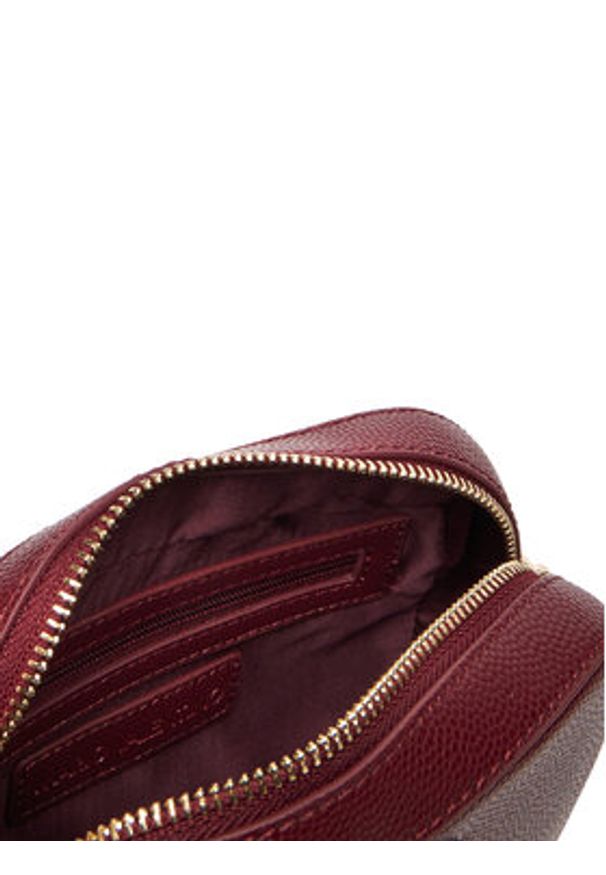 VALENTINO - Valentino Torebka Divina VBS1R409G Bordowy. Kolor: czerwony. Materiał: skórzane