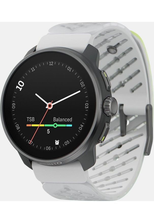 SUUNTO - Zegarek sportowy Suunto Race S Titanium Biały (SS051105000). Kolor: biały. Styl: sportowy