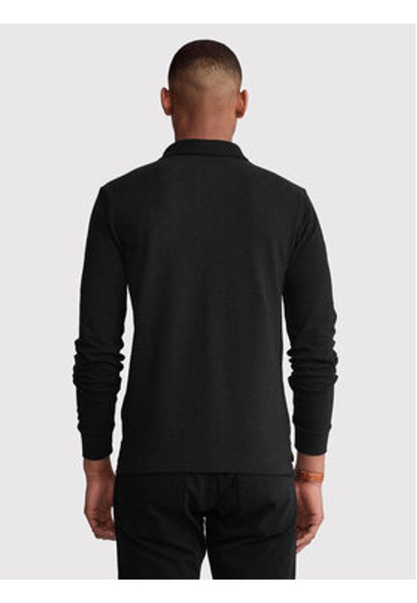 Polo Ralph Lauren Polo 710681126037 Czarny Slim Fit. Typ kołnierza: polo. Kolor: czarny. Materiał: bawełna