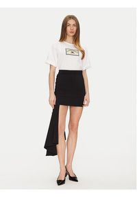 Elisabetta Franchi T-Shirt MA-035-51E2-V170 Biały Regular Fit. Kolor: biały. Materiał: bawełna #5