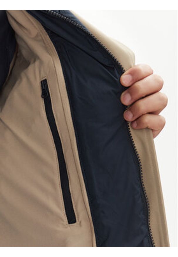 Tom Tailor Płaszcz przejściowy 1045060 Beżowy Regular Fit. Kolor: beżowy. Materiał: syntetyk