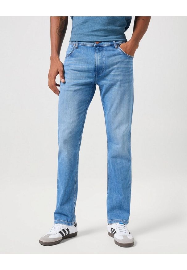 Wrangler - WRANGLER GREENSBORO MĘSKIE SPODNIE JEANSOWE JEANSY DŻINSY REFLECTIONS 112350833 W15Q018007