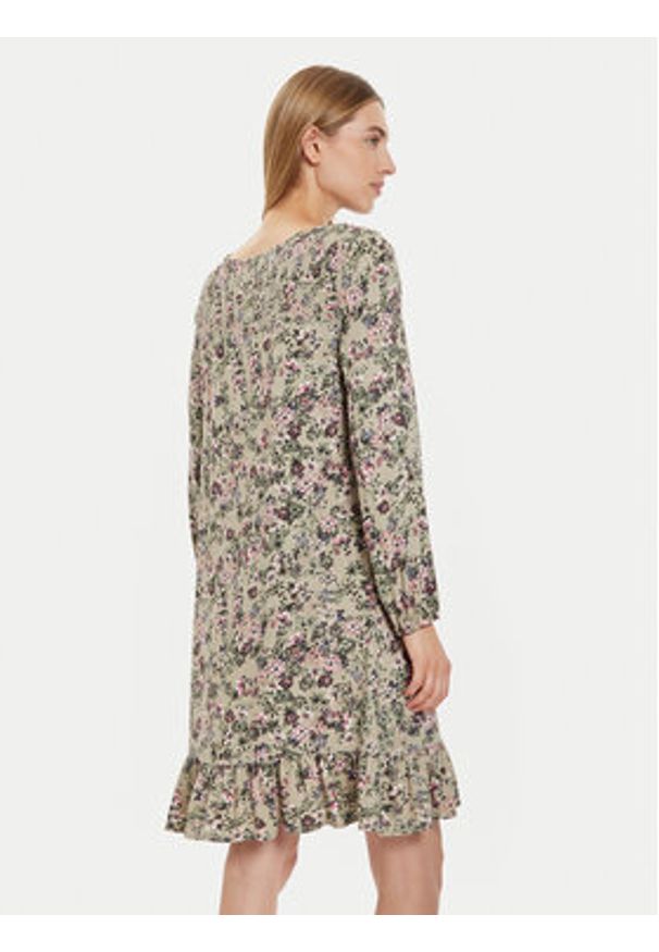 Tatuum Sukienka codzienna Lanko 1 T2318.193B Zielony Regular Fit. Okazja: na co dzień. Kolor: zielony. Materiał: wiskoza. Typ sukienki: proste. Styl: casual