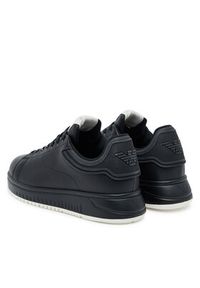 Emporio Armani Sneakersy EM003663 AF18212 MC105 Czarny. Kolor: czarny. Materiał: skóra #3