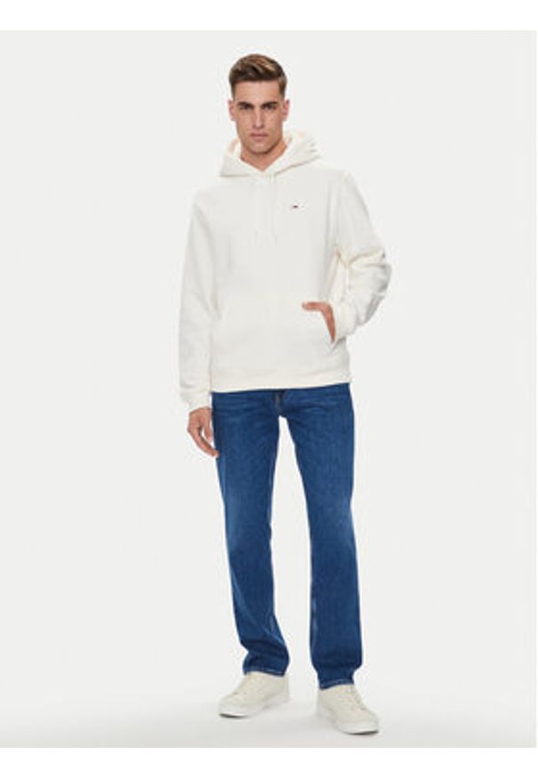 Tommy Jeans Bluza Flag DM0DM20497 Écru Regular Fit. Materiał: bawełna