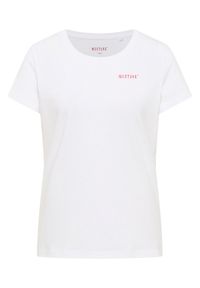 Mustang T-Shirt Alma 1016748 Biały Regular Fit. Kolor: biały. Materiał: bawełna
