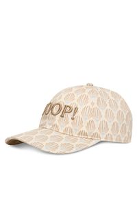 JOOP! Czapka z daszkiem 10020166 Beżowy. Kolor: beżowy. Materiał: materiał, bawełna