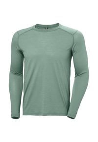 Koszulka techniczna z długim rękawem i okrągłym dekoltem Helly Hansen Durawool. Kolor: zielony. Długość rękawa: długi rękaw. Długość: długie #1