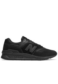 Buty New Balance CM997HCI - czarne. Okazja: na co dzień. Kolor: czarny. Materiał: skóra, zamsz, materiał. Szerokość cholewki: normalna. Sezon: lato