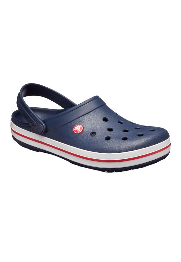 Chodaki Crocs Crocband. Kolor: biały, niebieski, czerwony, wielokolorowy