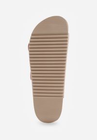 Renee - Różowe Zamszowe Klapki Klasyczne z Regulowanymi Paskami ze Sprzączkami Shirinixis. Okazja: na co dzień. Kolor: różowy. Materiał: zamsz. Wzór: paski. Sezon: lato. Styl: klasyczny #2