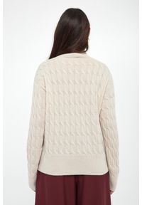 Marella Sport - Sweter damski wełniany Aereo MARELLA SPORT. Materiał: wełna. Styl: sportowy #4