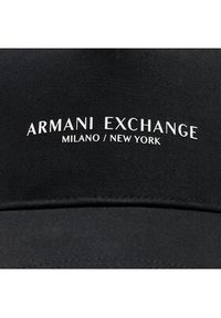 Armani Exchange Czapka z daszkiem 944207 3R130 00020 Czarny. Kolor: czarny. Materiał: bawełna, materiał