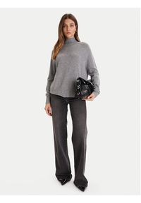 ViCOLO Sweter 77050F Szary Regular Fit. Kolor: szary. Materiał: kaszmir #4