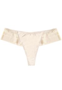 Intica - Sportowe majtki trójkątne z wysokiej jakości materiałów Earlene. Kolor: beżowy. Materiał: materiał