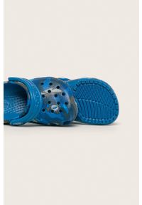 Crocs - Klapki dziecięce. Kolor: niebieski. Materiał: syntetyk, materiał, guma #3