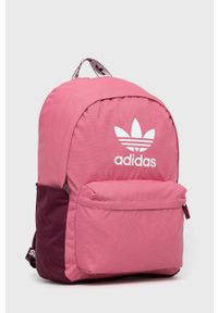adidas Originals Plecak damski kolor różowy duży z nadrukiem. Kolor: różowy. Materiał: materiał. Wzór: nadruk #2