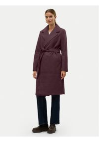 Vero Moda Płaszcz przejściowy Fortuneaya 10278330 Fioletowy Regular Fit. Kolor: fioletowy. Materiał: syntetyk