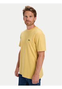 Quiksilver T-Shirt EQYZT07711 Beżowy Regular Fit. Kolor: beżowy. Materiał: bawełna #5