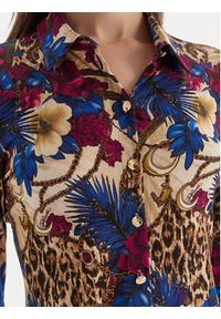 Just Cavalli Koszula 79PAL228 JS531 Kolorowy Slim Fit. Materiał: wiskoza. Wzór: kolorowy #5