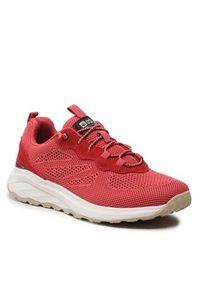 Jack Wolfskin Sneakersy Dromoventure Knit Low W 4056751 Czerwony. Kolor: czerwony. Materiał: materiał #4