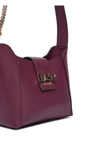 Guess Torebka Jane HWVG98 91010 Fioletowy. Kolor: fioletowy. Materiał: skórzane