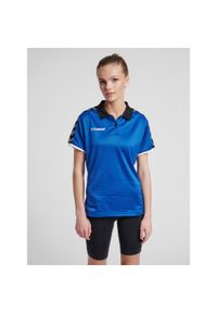 Damska koszulka polo Hummel hmlAUTHENTIC Functional. Typ kołnierza: polo. Kolor: niebieski. Styl: elegancki #1