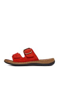 Go Soft Klapki CEO-WI23-4773-09 Czerwony. Kolor: czerwony. Materiał: skóra, zamsz #8
