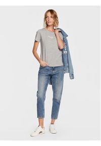 Pepe Jeans T-Shirt Wendy PL505480 Szary Regular Fit. Kolor: szary. Materiał: bawełna