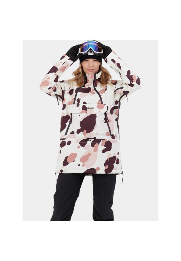 FUNDANGO - Kurtka Narciarska Damska Fundango Hooper Eco. Kolor: wielokolorowy, biały, różowy. Sezon: zima. Sport: narciarstwo