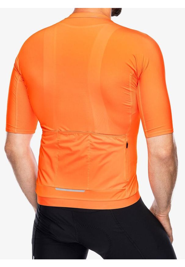 Koszulka kolarska męska POC Pristine Jersey. Kolor: pomarańczowy. Materiał: jersey. Sport: kolarstwo