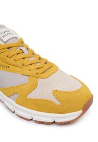 TOMMY HILFIGER - Tommy Hilfiger Sneakersy Outdoor Runner FM0FM05945 Żółty. Kolor: żółty. Materiał: skóra, zamsz. Sport: outdoor #6