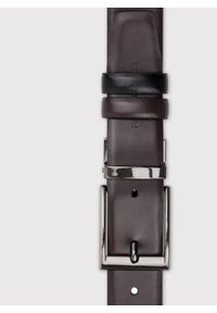 Pako Lorente - Dwustronny skórzany pasek męski. Materiał: skóra #8