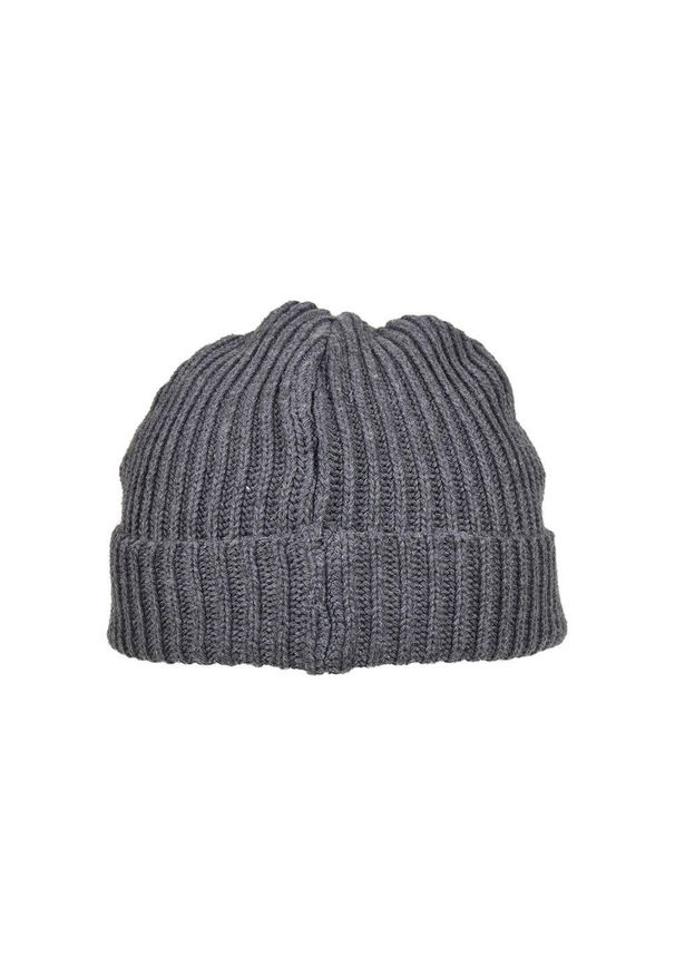 BUILD YOUR BRAND - Fisherman Recycled Yarn Beanie. Kolor: szary